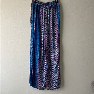 ZARA satin palazzo pants